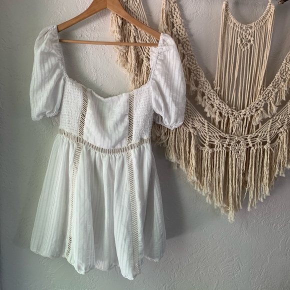 House of Harlow 1960 Dresses & Skirts - House Of Harlow 1960 x Revolve Boho Puff Sleeve Mini Dress